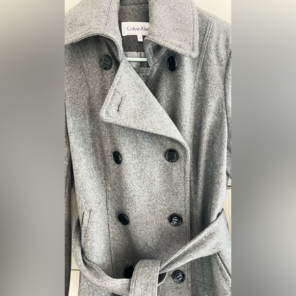 Calvin Klein Wool Coat - Picture 3 of 10